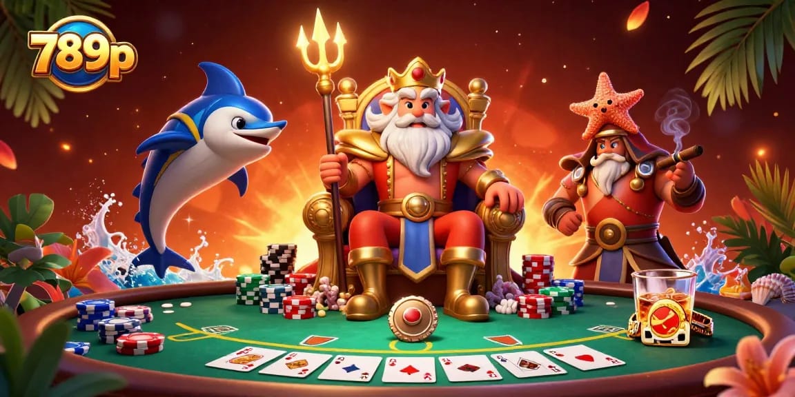 Engage with exciting poker strategies on 789p featuring Neptune and poker elements