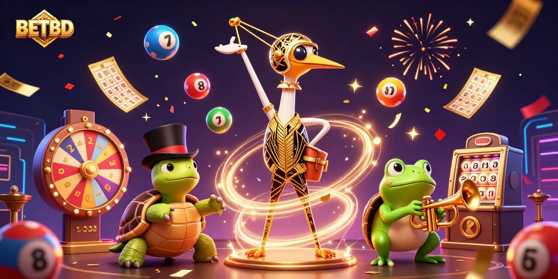 BETBD offers an exciting carnival of fun with colorful lottery elements and animated characters.