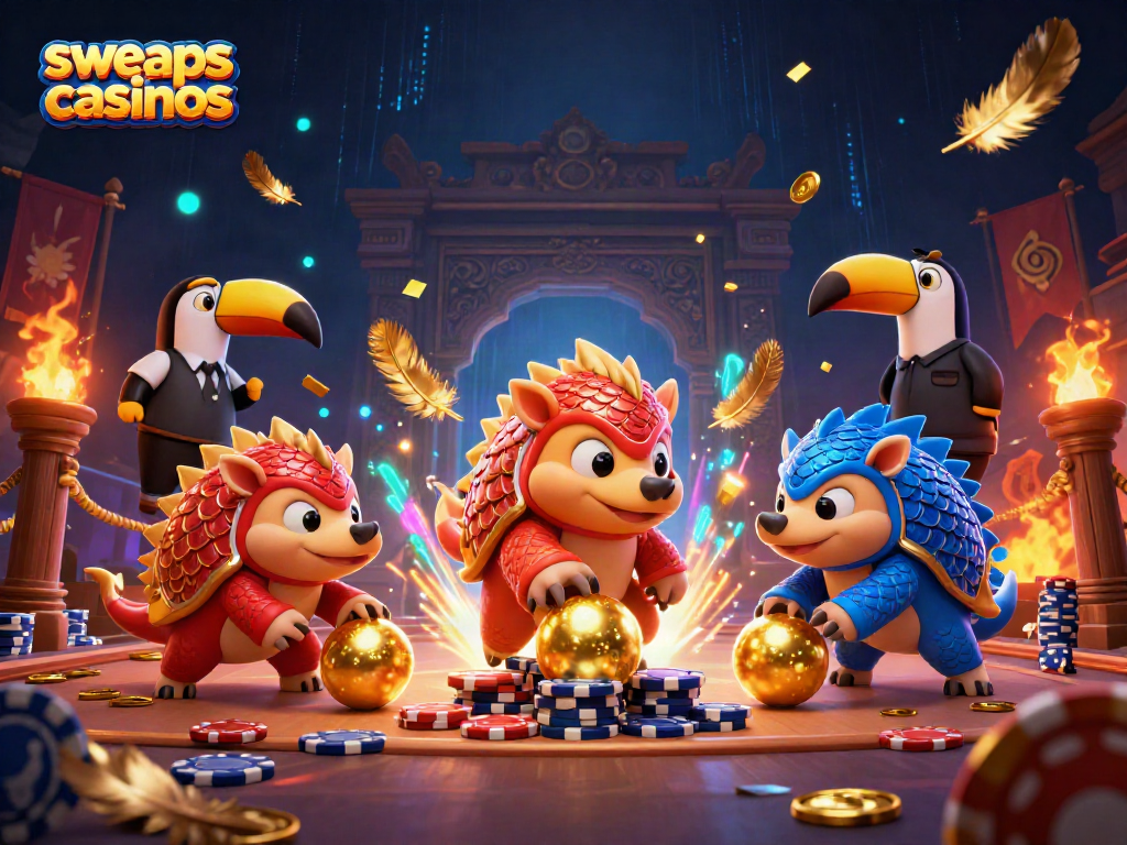 Engage with the excitement of sweeps casinos as rival pangolins roll toward poker glory.