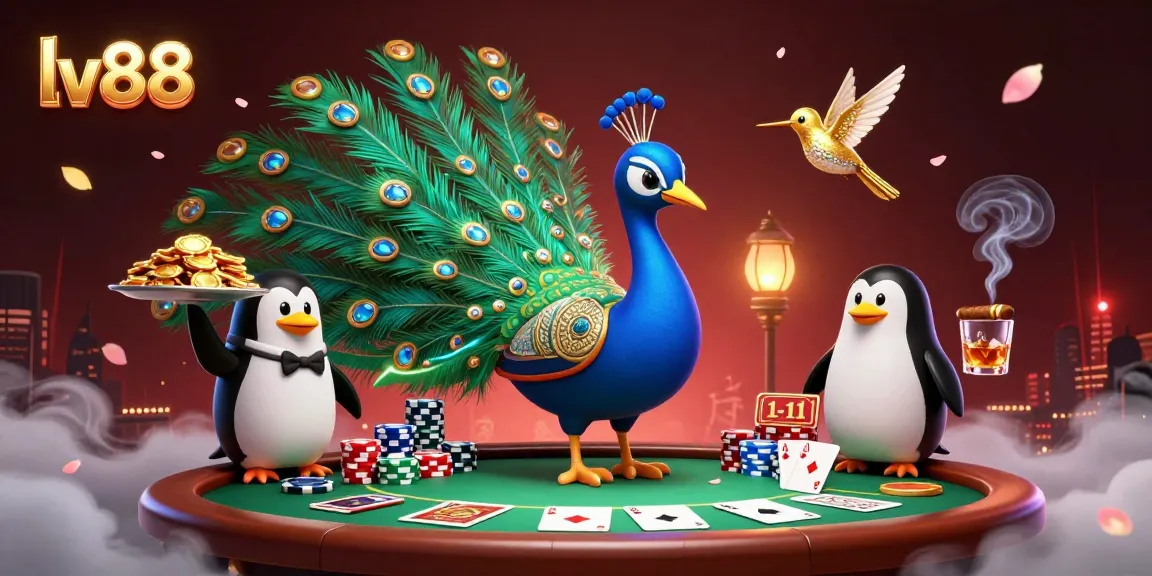 Experience exciting gameplay at lv88 with a colorful scene of luxurious casino elements and characters.