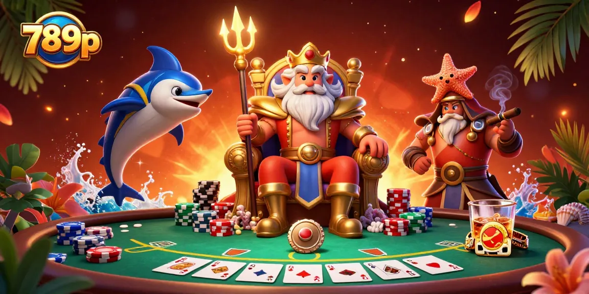 Engage with exciting poker strategies on 789p featuring Neptune and poker elements