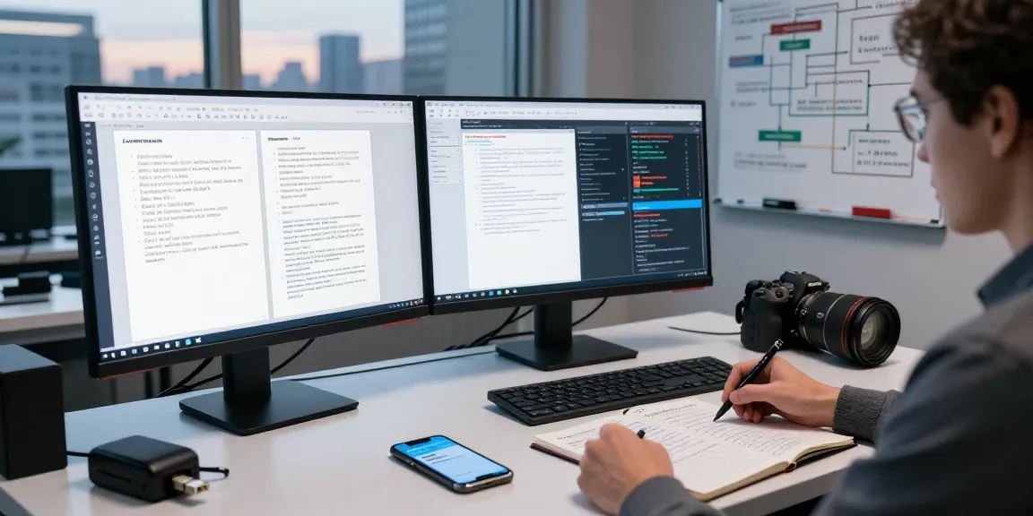 Document fraud detection analysis in a modern tech workspace with analytical tools.