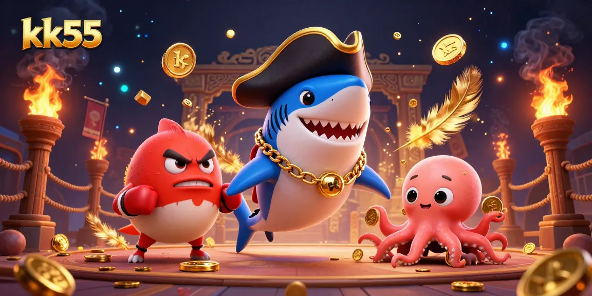 Bet on exciting games like kk55 while exploring vibrant underwater worlds filled with gold coins.